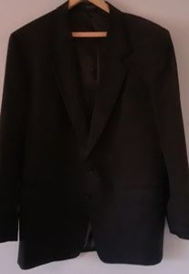 Mens Black Tweed Sport Coat